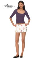 Comfort Bloom Printed Skort Skirt