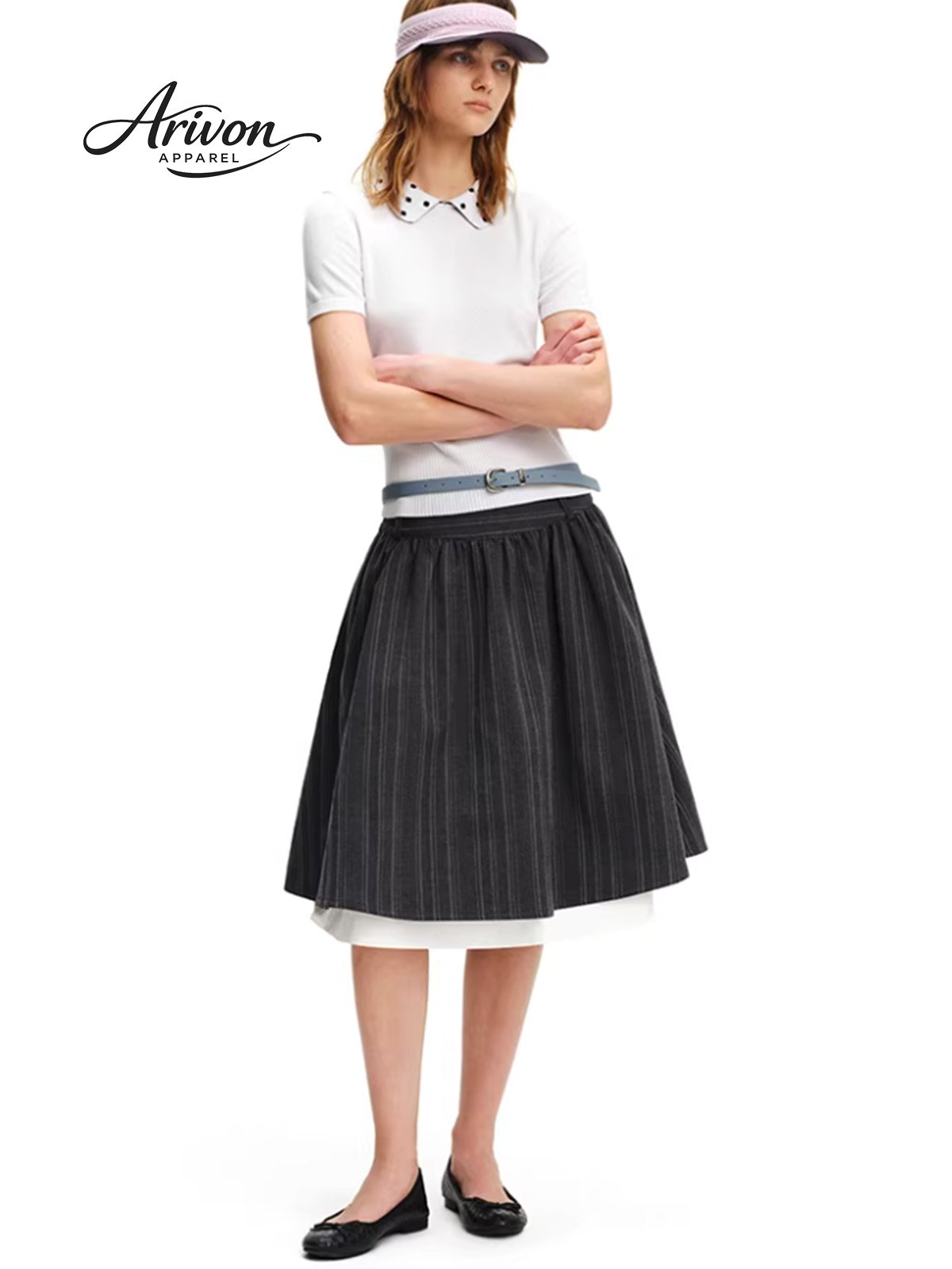 13logo Urban Form Structured A-Line Skirt - Image 1