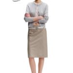 Vintage Grid Tailored Mini Skirt