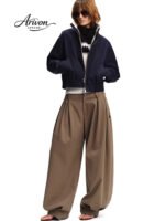 Drape Flow Pleated Balloon Pants
