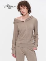 Relaxed Edge One-Shoulder Sweatshirt