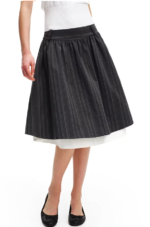 Urban Form Structured A-Line Skirt - Image 3