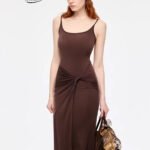 Twist Elegance Slip Dress