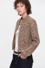 Wild Texture Leopard Crop Jacket - Image 4
