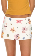 Comfort Bloom Printed Skort Skirt - Image 3