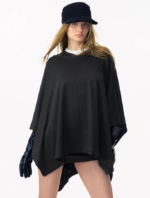 Minimal Muse V-Neck Cape Tee - Image 3