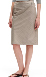 Vintage Grid Tailored Mini Skirt - Image 4