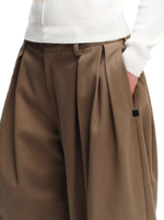 Drape Flow Pleated Balloon Pants - Image 5