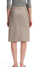 Vintage Grid Tailored Mini Skirt - Image 3